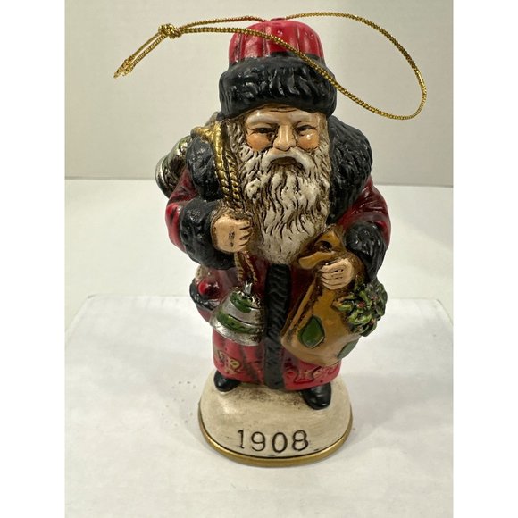 Vintage Christmas Reproductions Memories Of Santa Ornament 1908 Preowned In Box - Picture 3 of 9